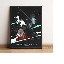 ghost in the shell poster, scarlett johansson wall