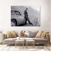 james bond canvas print - sean connery wall