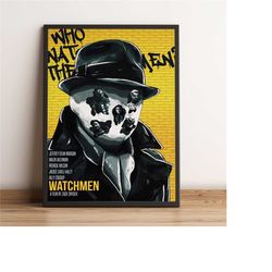 watchmen poster, malin akerman wall art, billy crudup