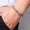 Retro HighQuality Cross Mens Alloy Bracelet Dark Style Street Bracelet 2