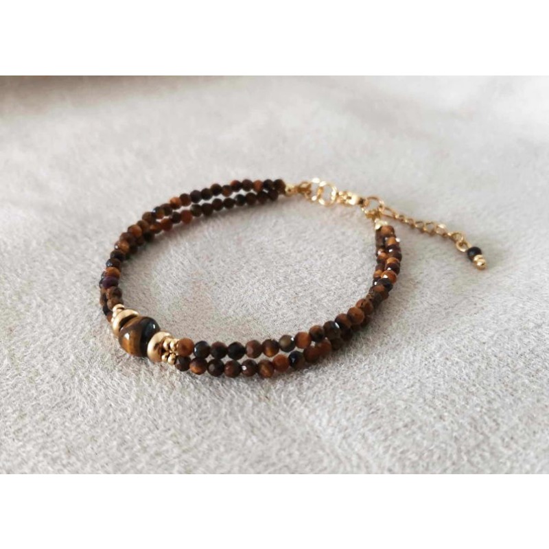 Tiger Eye Bracelet Adjustable Design With Beads Ideal Gift And Personal Accessory 2