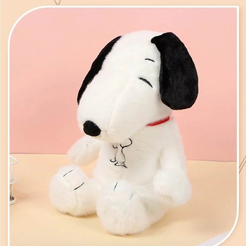Cute Glowing Breathing Snoopy Plush Toy Baby Sleep Aid Calming Stuffed Animal Bedtime Gift 2