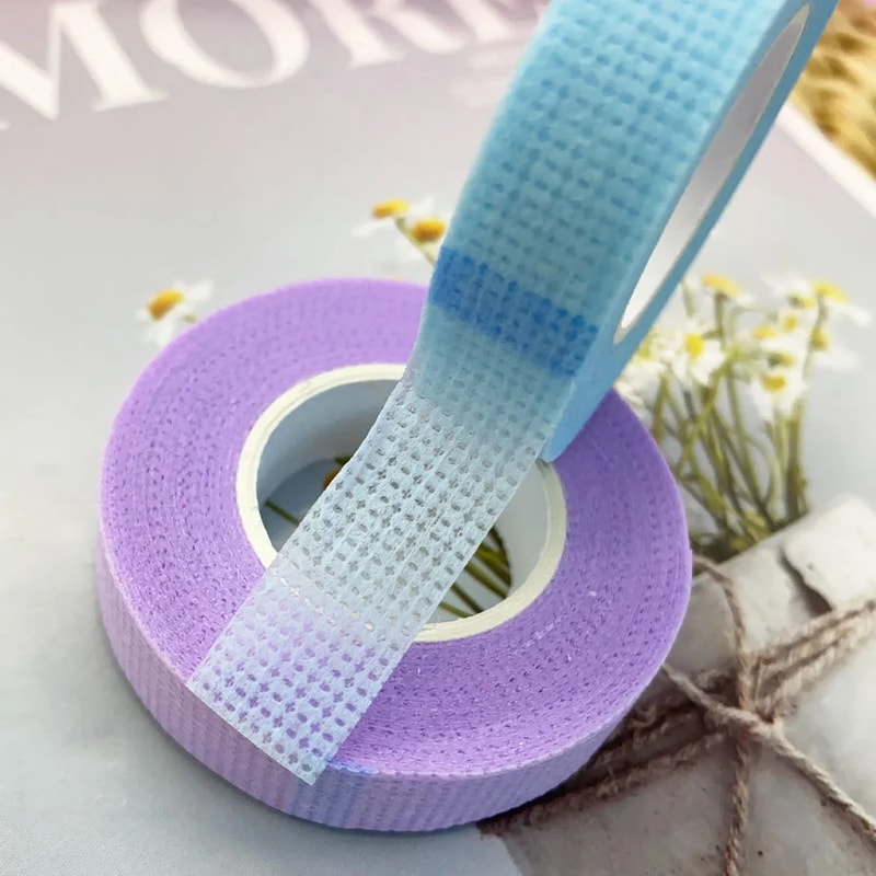 Professional Eyelash Extension Tape Breathable Medical Paper Lashes White Tape False Eyelash Patch 2