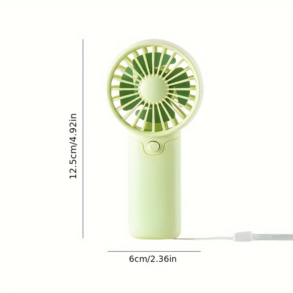Lightweight Portable Handheld Mini Fan Small Electric Fan Cute Pocket Size Low Noise Outdoor Studen 5