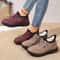 New Winter Casual Women's Cotton Shoes with Fleece for Cold Weather Comfortable and Skid-Resistant