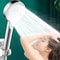 Adjustable High Pressure Shower Head With Hose Water Saving OneKey Stop Spray Nozzle Bathroom Showe 0