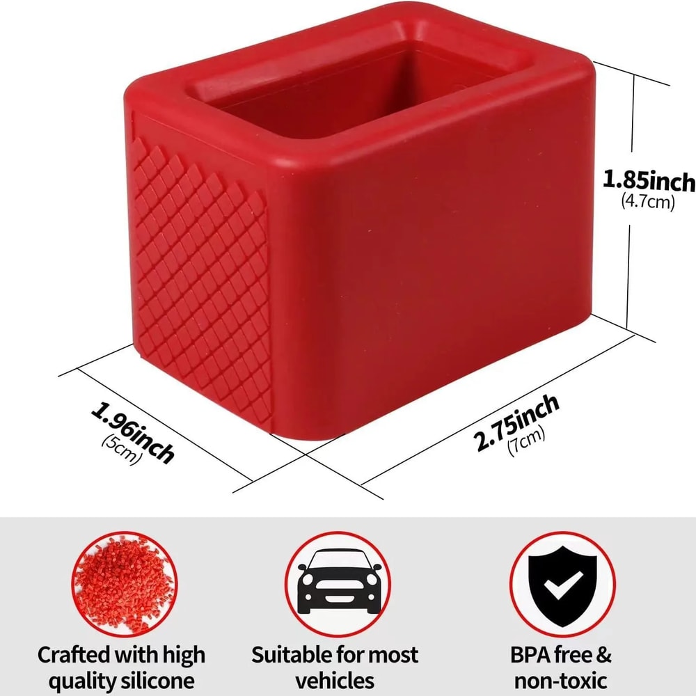 Car Seatbelt Protective Silicone Buckle Cover Locking Upright Device Card Slot Bracket Guard Seat Belt Holder Car Access