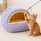 Thickening Warm Pet House Cat Bed Sleeping Nest Soft Kittens Cave 2