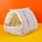 Hanging Hammock Bird Nest Parrot Winter Shed Hut For Hamsters Small Pets Plush Hideaway 1