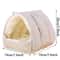 Hanging Hammock Bird Nest Parrot Winter Shed Hut For Hamsters Small Pets Plush Hideaway 5