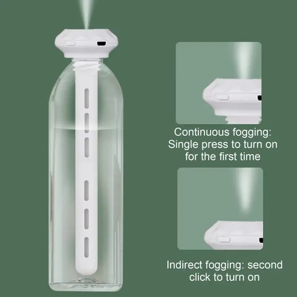 LED USB Mini Ultrasonic Air Humidifier Car Essential Oil Diffuser and Aroma Mist Purifier with Anion Maker