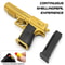 Mechanical Auto Desert Eagle Airsoft Toy Gun Continuous Shot Ejecting Shells Soft Bullets for Kids Outdoor Target Game