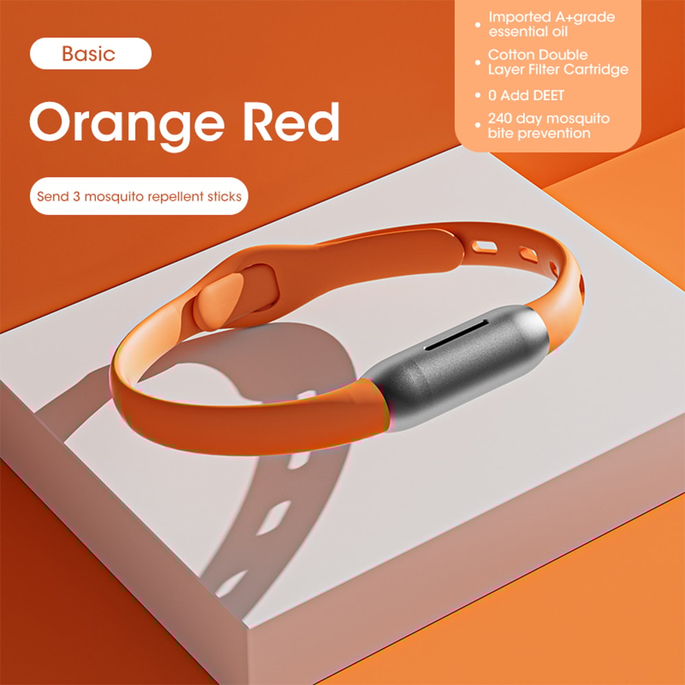 Insect Bug Wristband, Mosquito Repellent Bracelet, Portable Outdoor Travel, Natural Plant Essential Oil, Safe Effective