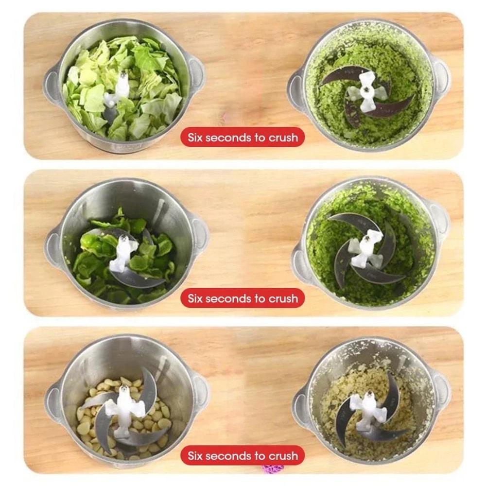 Stainless Steel Electric Meat Grinder Food Chopper For Household Kitchen Vegetable Nut Blender Dura 5