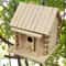 Bird Cage Accessories Wooden Bird House Hanging Nesting Box for Outside Use