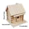 Bird Cage Accessories Wooden Bird House Hanging Nesting Box for Outside Use