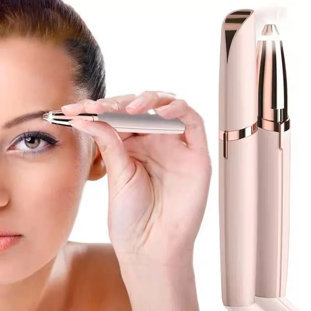 Automatic Facial Hair Remover Electric Eyebrow Trimmer Shaper Pencil USB Rechargeable For Women 1
