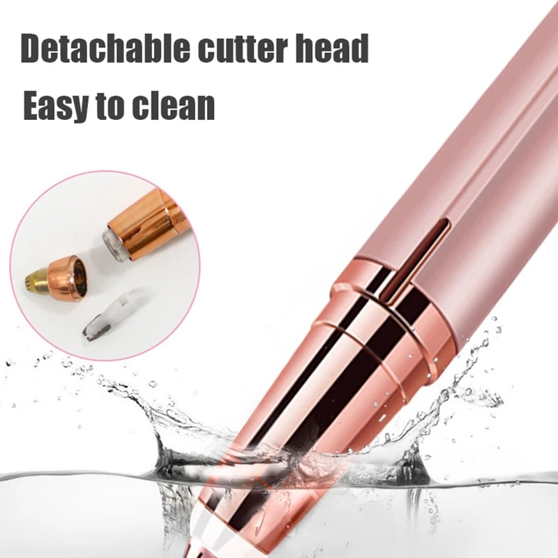 Automatic Facial Hair Remover Electric Eyebrow Trimmer Shaper Pencil USB Rechargeable For Women 4