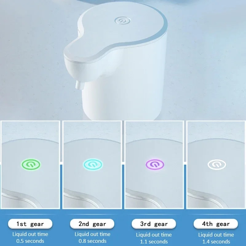 Smart Liquid Soap Dispenser Touchless Infrared Sensor Automatic Foam Dispenser TypeC Charging Capac 2