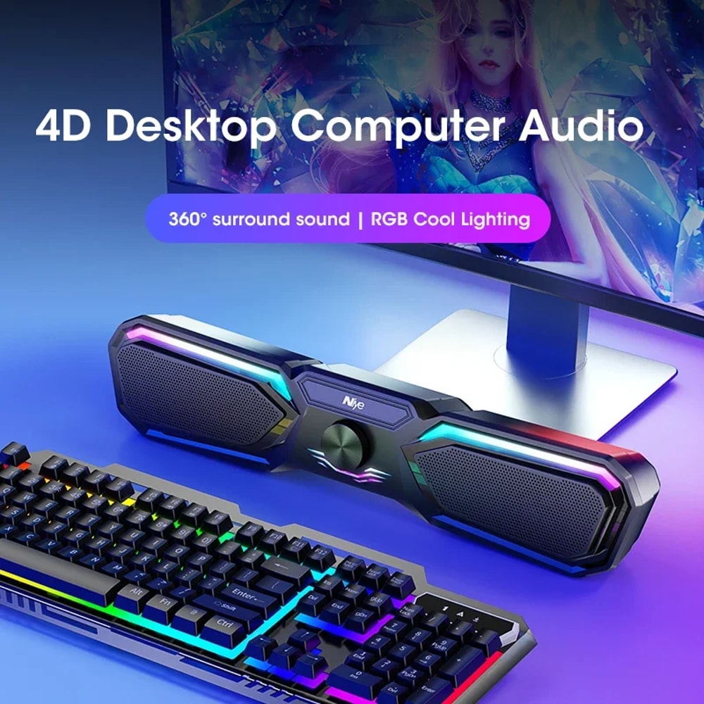 High-Quality Dual Diaphragm Portable Speaker USB Power Supply