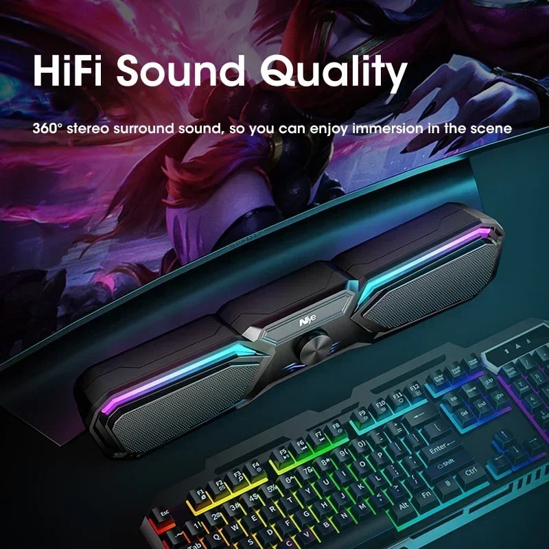 High-Quality Dual Diaphragm Portable Speaker USB Power Supply