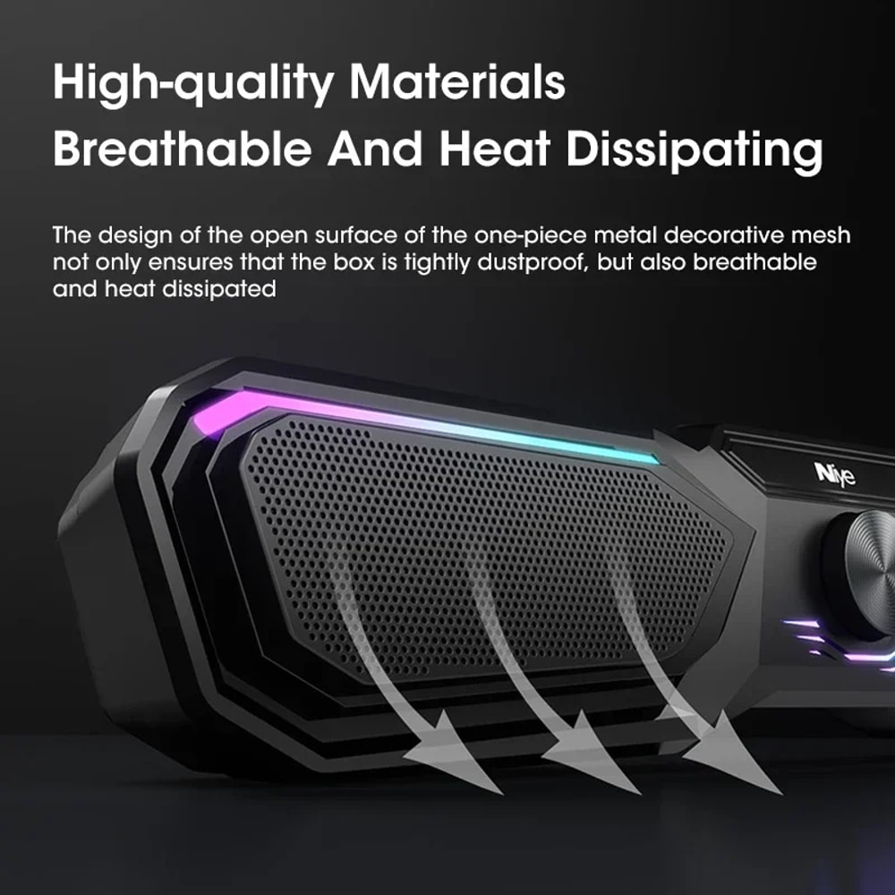 High-Quality Dual Diaphragm Portable Speaker USB Power Supply