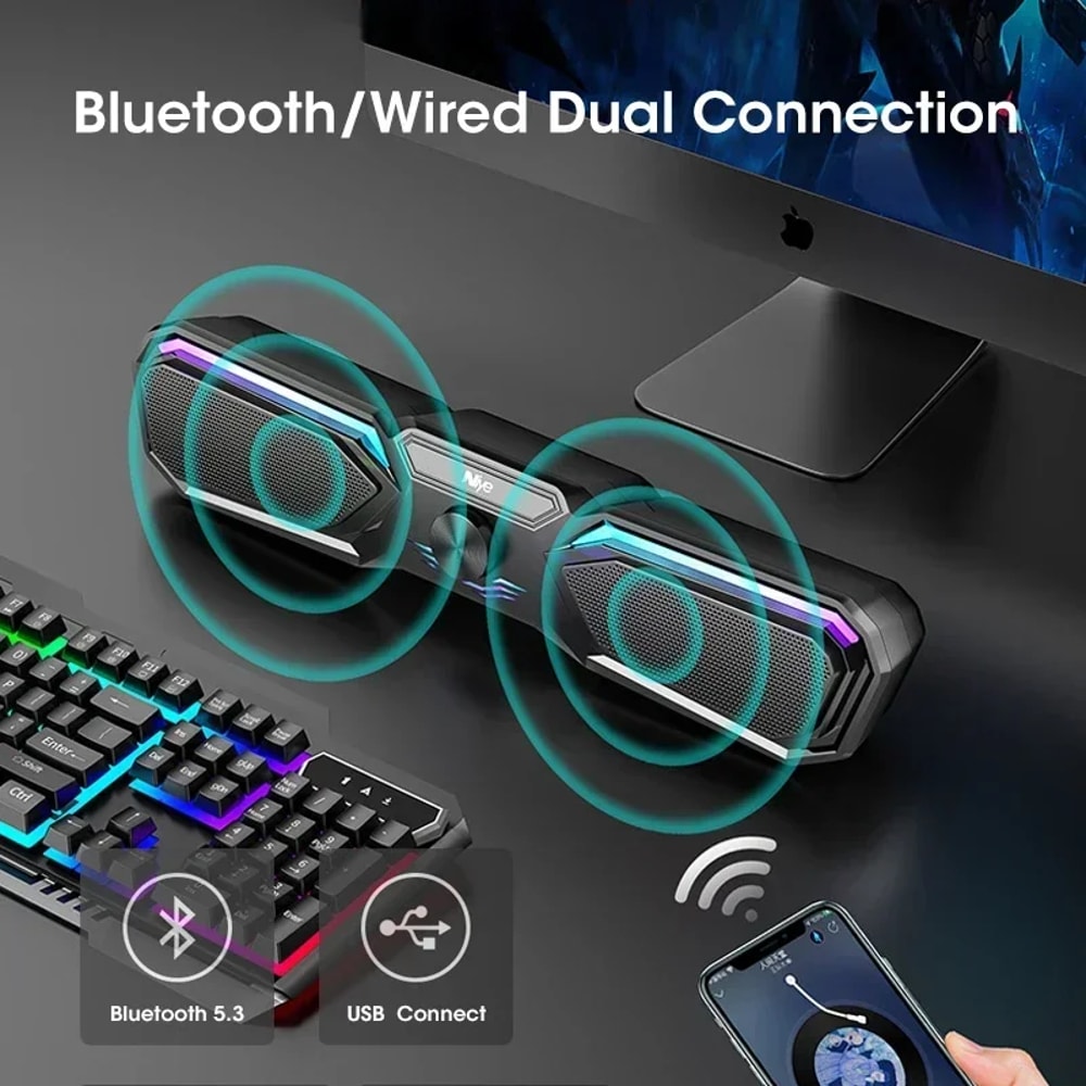 High-Quality Dual Diaphragm Portable Speaker USB Power Supply