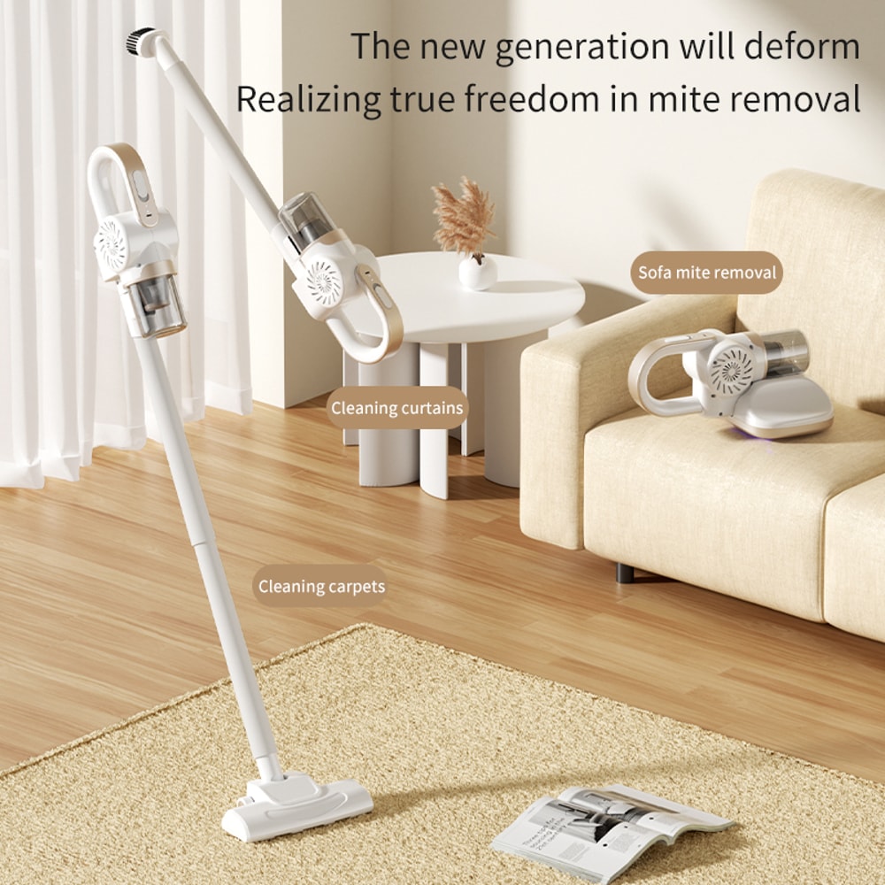 UV Deep Cleaning Cordless Handheld Vacuum Cleaner For Home Car Sofa Mattress Portable Dust Mite Rem 2