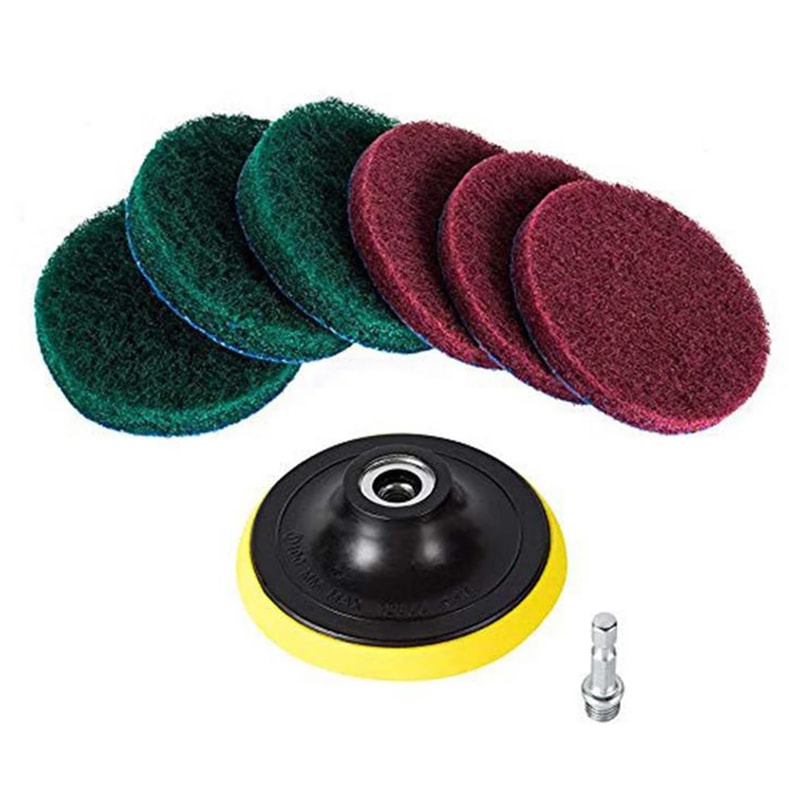 Electric Cleaning Brush Tool For Bathroom Kitchen Car Tile Plastic Scrubber Kit 2