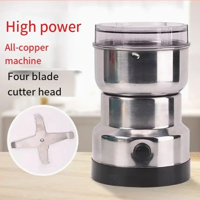 Ultrafine Powder Mill Electric Coffee Grinder Stainless Steel Multifunction Crusher For Spices Nuts 0