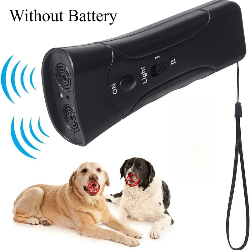 LED Ultrasonic Pet Dog Repeller Anti Barking Stop Training Device Trainer 6