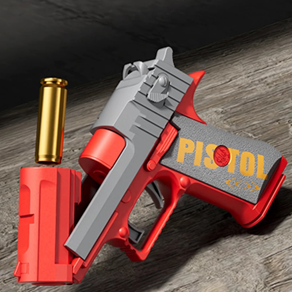 Outdoor Sports Shooting Toy Gun Pistol Shell Ejecting Fun Game For Kids Birthday Gift 0