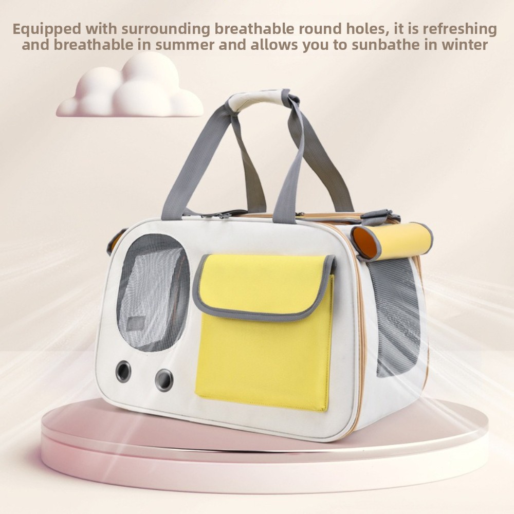 Cat and Dog Carrier Bag Portable Ideal for Travel Outdoor Activities and Small Pets