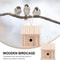 Hanging Bird Nest Wooden Birdhouse for Outside Bird Cage Accessories Home Garden Decoration
