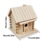 Hanging Bird Nest Wooden Birdhouse for Outside Bird Cage Accessories Home Garden Decoration