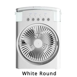 usb rechargeable mist fan humidifier led night light portable for home office travel desktop