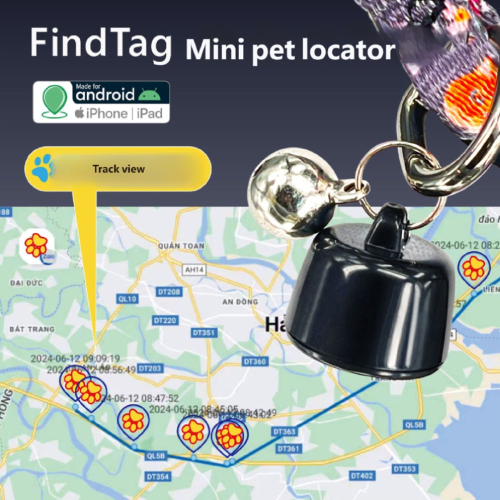 Global Locator Mini GPS Tracker For Pets Birds Dogs And Cats Compatible With Android And ISO System 5