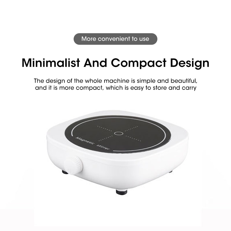 Mini Magnetic Stirrer Plate With Stir Bar For Kitchen Liquid Mixing And Laboratory Use Portable Sti 3