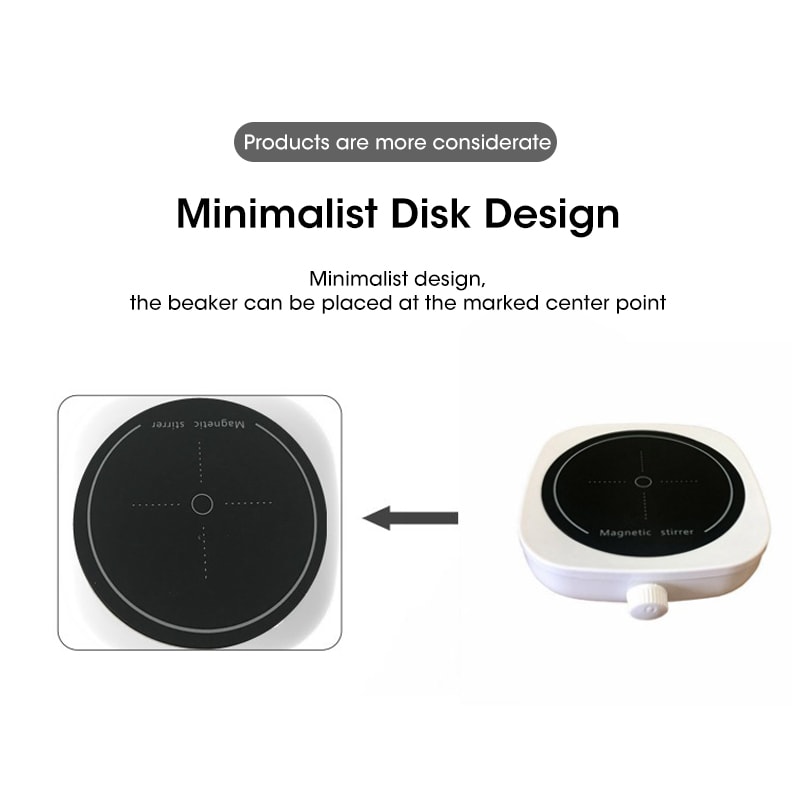 Mini Magnetic Stirrer Plate With Stir Bar For Kitchen Liquid Mixing And Laboratory Use Portable Sti 5