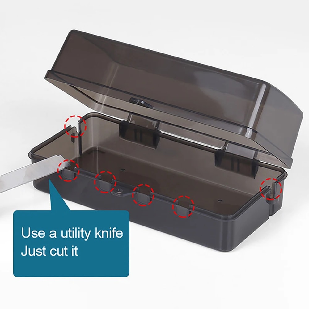 Waterproof Cable Management Box Outdoor Electrical Boxes Waterproof Weather Proof Plug Box Rain Pro 2