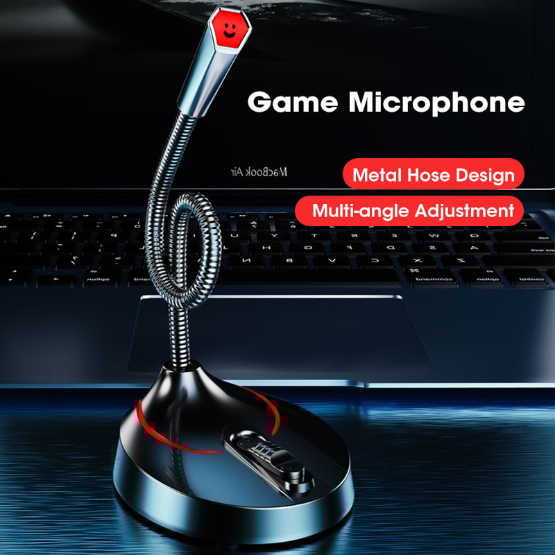 Mini Microphone PC Mic Wired Microphones For PC Computer Laptop Notebook Mic Loud Speaker Chat Mic 2