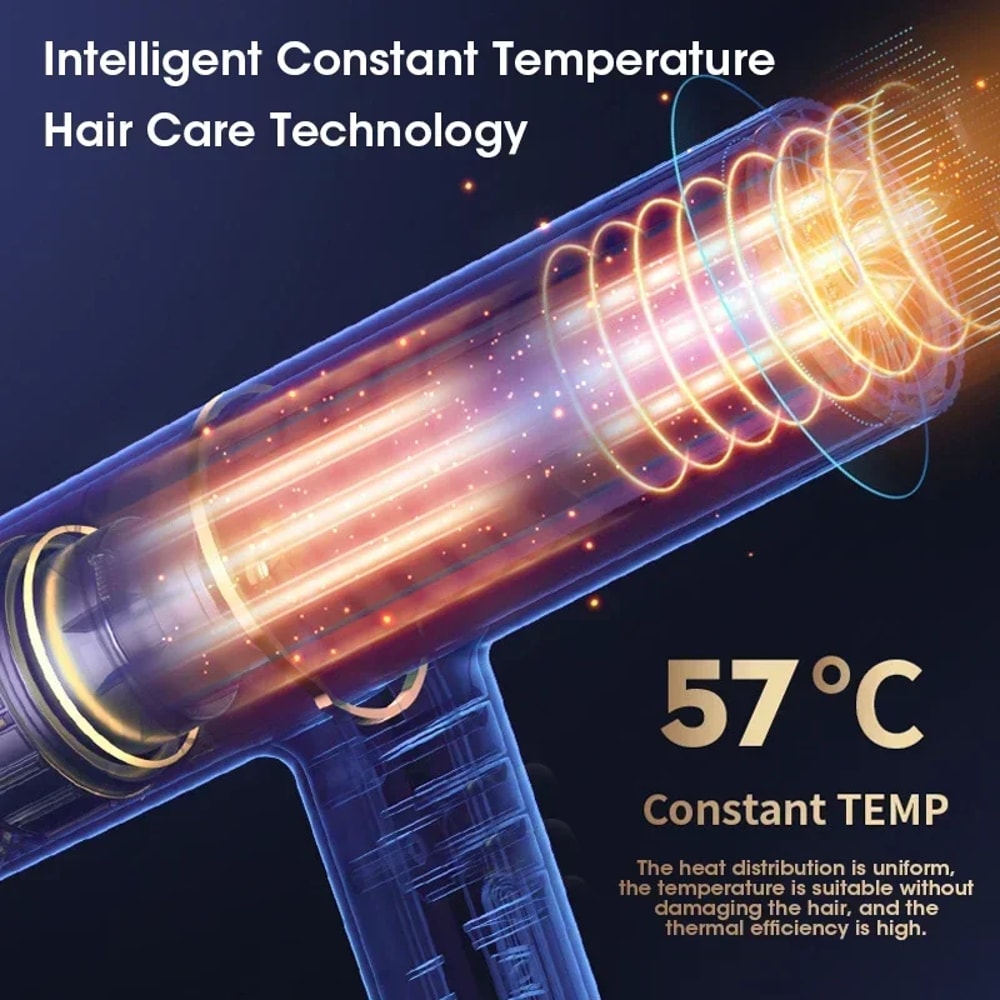 Strong Wind Professional Hair Dryer Salon Dryer Hot Air And Cold Air Wind Negative Ionic Hammer Blo 4