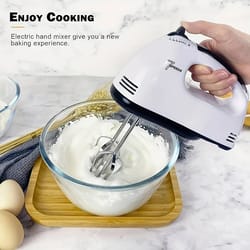 household automatic mixer, handheld electric egg beater, handheld food cake bread baking dough mixer.