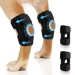 dogs knee pads, leg support brace, arthritis protector covers, hock joint wrap, injury recovery supplies