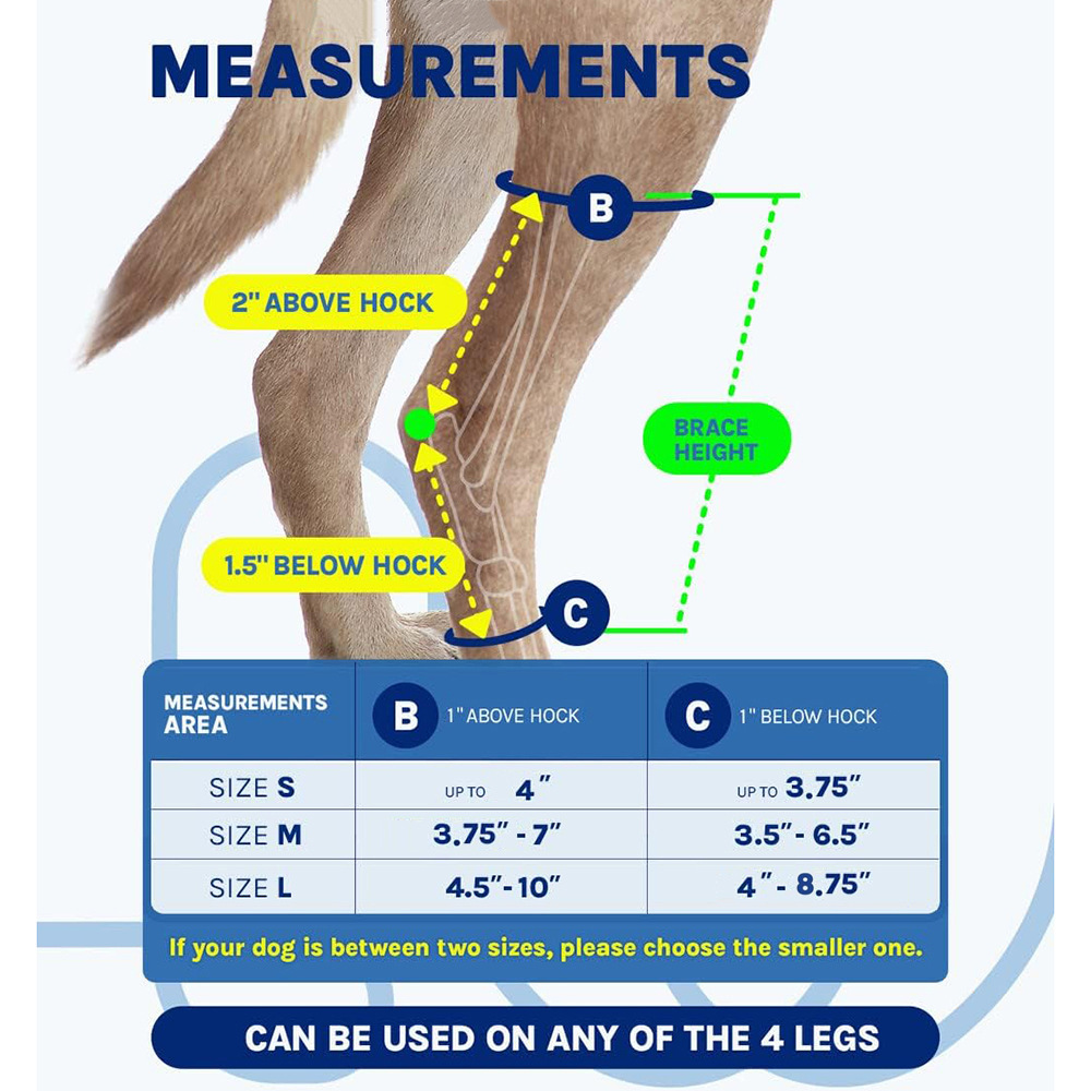 Dogs Knee Pads Leg Support Brace Arthritis Protector Covers Hock Joint Wrap Injury Recovery Supplie 3