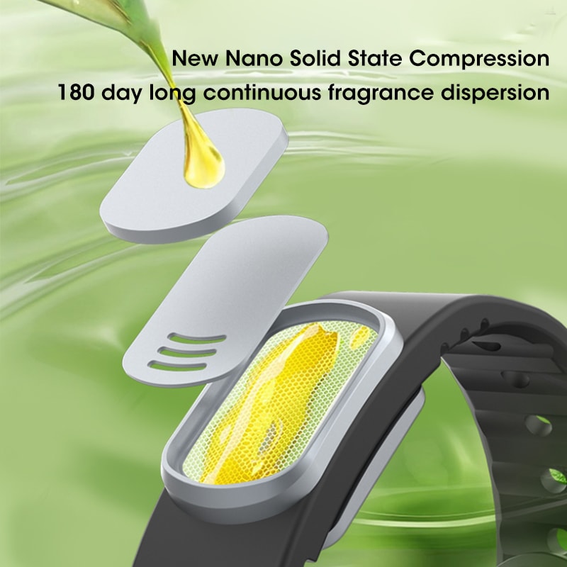 Long-Lasting Natural Plant Oil Mosquito Repellent Bracelets, Waterproof, Safe for All Ages, Summer Anti-Mosquito.