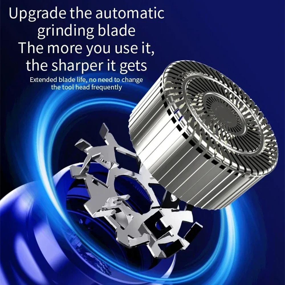 USB Rechargeable Portable Waterproof Electric Shaver Beard Trimmer With Smart Power Display For Tra 2