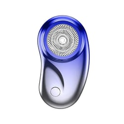 usb rechargeable portable waterproof electric shaver, beard trimmer with smart power display for travel and home use