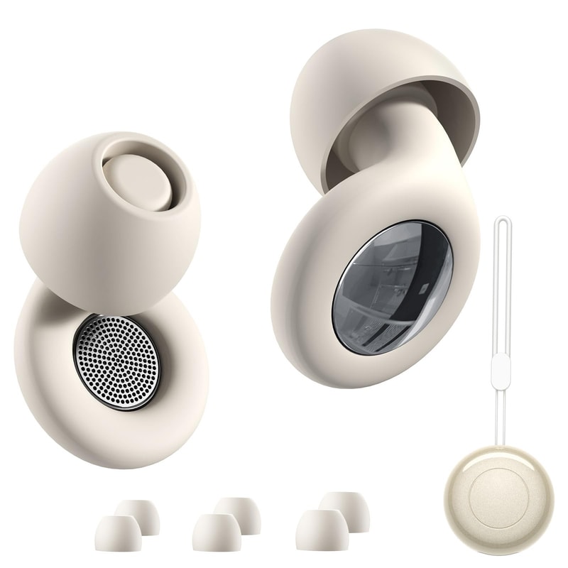 Noise Cancelling Ear Plugs Silicone Ear Plugs For Sleeping Concerts Traveling Studying Focus Reusab 4