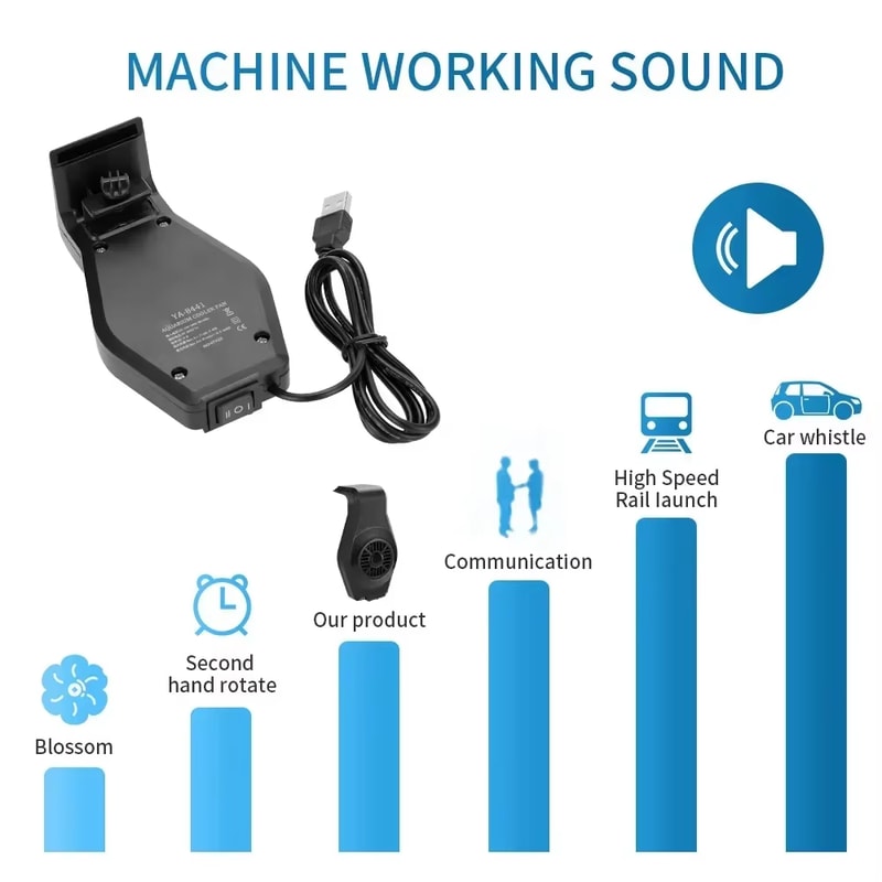 Mini Powerful USB Fan For Fish Tank Cooling And Heat Dissipation Shrimp Tank Grass Tank With Speed 1